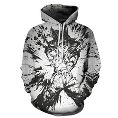 Dragon Ball Z Hoodies 3D Hooded Pullover Coats Sportswear Sweatshirt Dragonball Super Saiyan Son Goku Vegeta Outfit Outwear Tops - Vimost Shop