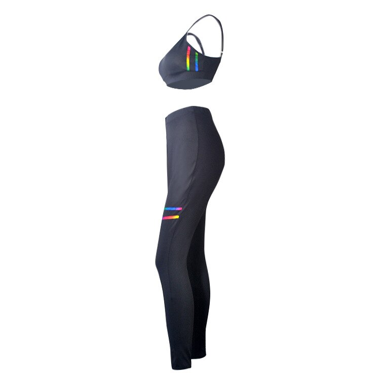 Women Tracksuit Solid Yoga Set Patchwork Running Fitness Jogging Bras + Leggings Sports Suit Gym Sportswear Workout S-3XL | Vimost Shop.