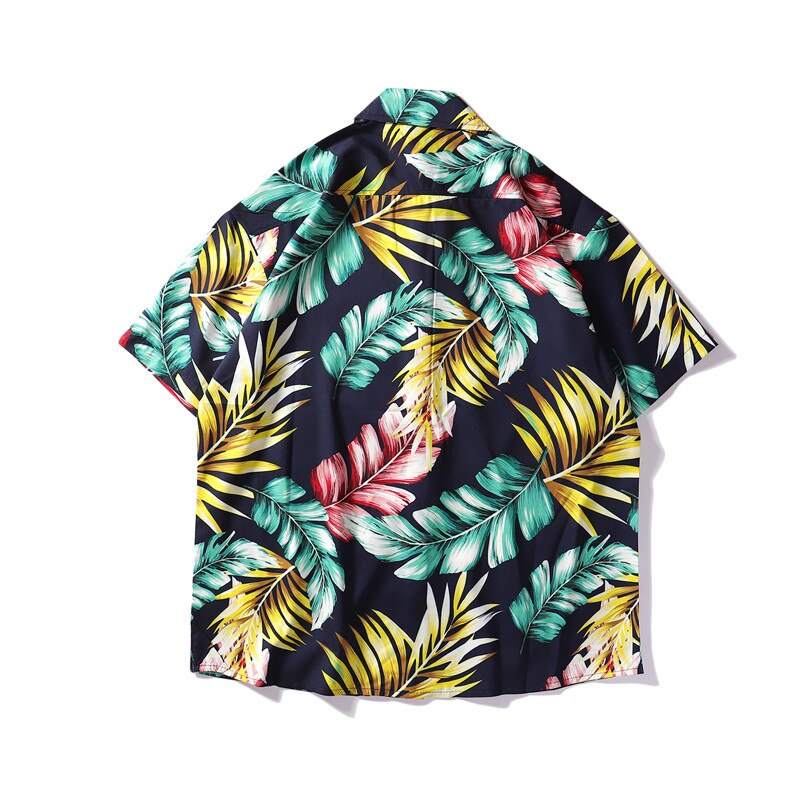 Summer Mens Colorful Hawaiian Shirt Hip Hop Streetwear Full Print Shirts Harajuku Loose Casual Camisa Masculina Shirt | Vimost Shop.