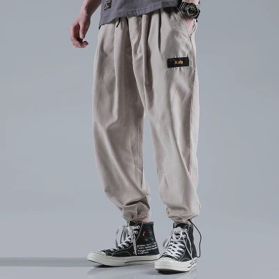 Men Jogger Solid color  Side Pockets Loose Style Men's Sweatpants Fashion Harajuku High Street Casual Pants 5 Colors | Vimost Shop.
