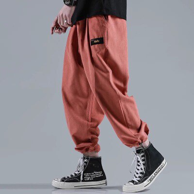 Men Jogger Solid color  Side Pockets Loose Style Men's Sweatpants Fashion Harajuku High Street Casual Pants 5 Colors | Vimost Shop.