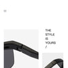 Fashion Gradient Sunglasses Women Men Brand Design Goggle Sun Glasses Big Frame Shield Visor Men Windproof Glasses UV400 | Vimost Shop.