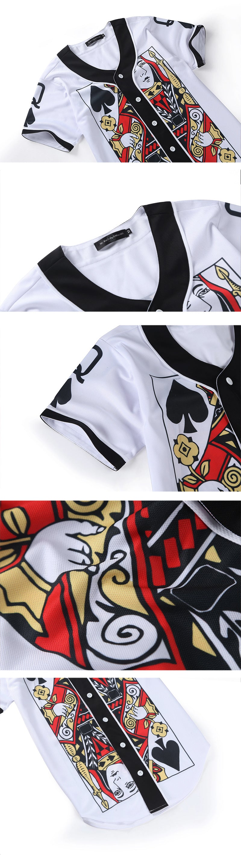 Short Sleeve T shirt Men Baseball Jersey Sport Slim Fit V Neck T-shirts Streetwear European Mens | Vimost Shop.