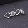 Pure 925 Sterling Silver Fine Jewelry Oval 5.47Ct Natural Green Amethyst Birthstone Stud Earrings For Women | Vimost Shop.
