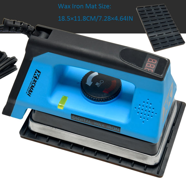 Ski Snowboard World Cup Digital Waxing Iron 110V 800W Precise Controlling Temperature with a Wax Iron Mat Version | Vimost Shop.