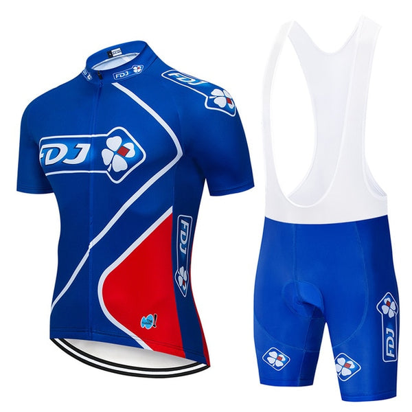 Pro team groupama FDJ cycling jerseys Bicycle maillot breathable Ropa Ciclismo MTB Short sleeve bike cloth 20D GEL | Vimost Shop.