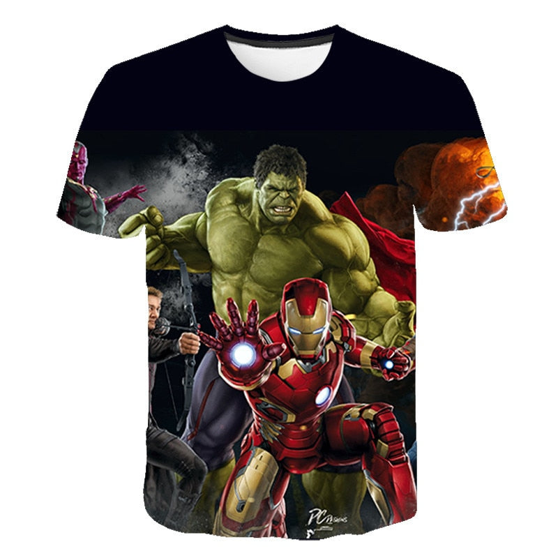 Men and women fat T-shirt Simpson print 3D T-shirt cartoon funny Simpson family T-shirt O-neck short-sleeved casual T-shirt | Vimost Shop.