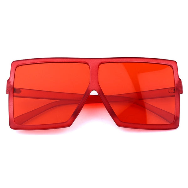 Fashion Sunglasses Women Ladies Red Fashion Oversized Square Sun Glasses Driving Shades Eyewear UV400 gafas de sol | Vimost Shop.