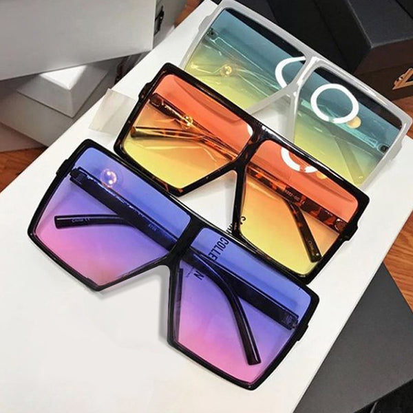 Fashion Sunglasses Women Ladies Red Fashion Oversized Square Sun Glasses Driving Shades Eyewear UV400 gafas de sol | Vimost Shop.