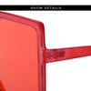 Fashion Sunglasses Women Ladies Red Fashion Oversized Square Sun Glasses Driving Shades Eyewear UV400 gafas de sol | Vimost Shop.