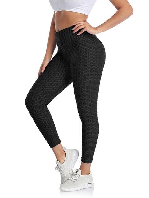 Women Fitness Female Leggings Polyester Ankle-Length Breathable Pants Leggins Standard Fold Push Up Legging | Vimost Shop.