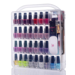 Professional Nail Polish Holder for 60 bottles with Large Separate Compartment for Tools  F0683 | Vimost Shop.