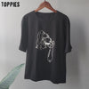 Summer t-shirts character printing tops tees solid color white t-shirts women drinking girls tops | Vimost Shop.