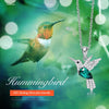 Hummingbird Jewellery 925 Sterling Silver Link Chain Necklace Embellished with Crystal from Swarovski Women Pendant | Vimost Shop.