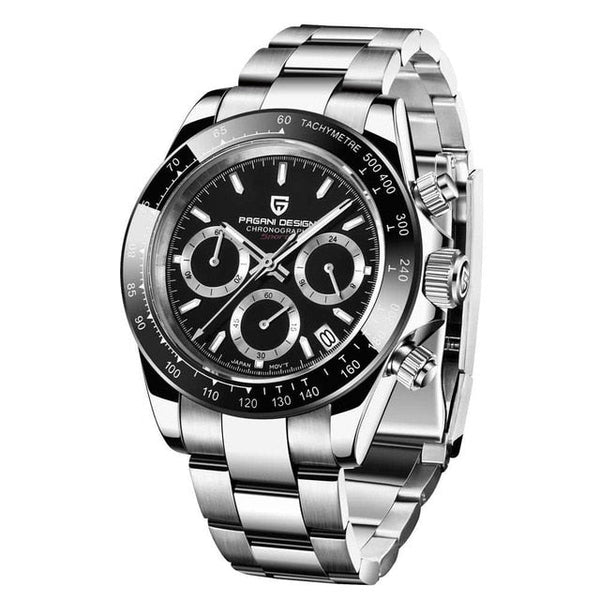 Men Quartz Watch Luxury Sports Watch Men Stainless Steel 100M Waterproof Chronograph relogio masculino | Vimost Shop.
