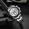 Men Quartz Watch Luxury Sports Watch Men Stainless Steel 100M Waterproof Chronograph relogio masculino | Vimost Shop.