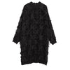 Autumn Stand Collar Long Sleeve Perspective Black Loose Tassels Big Size Dress Women Fashion Tide | Vimost Shop.