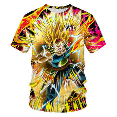 Dragon Ball T Shirt Men Summer Dragon Ball Z super Son Goku Slim Fit Cosplay 3D T-Shirts Vegeta Cool Anime Style Tshirt Homme - Vimost Shop