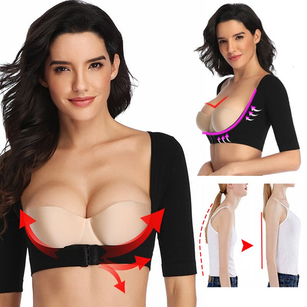 Women Invisible Arm Slimming Shaper Slimmer Chest Corrective Lifting Underwear plus size Shapewear Weight Loss Tops | Vimost Shop.