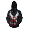 Popular Marvel movie venom 3D Printed Hoodies Men Women Spiderman Hooded Sweatshirts hip hop Zipper Pocket Jackets | Vimost Shop.