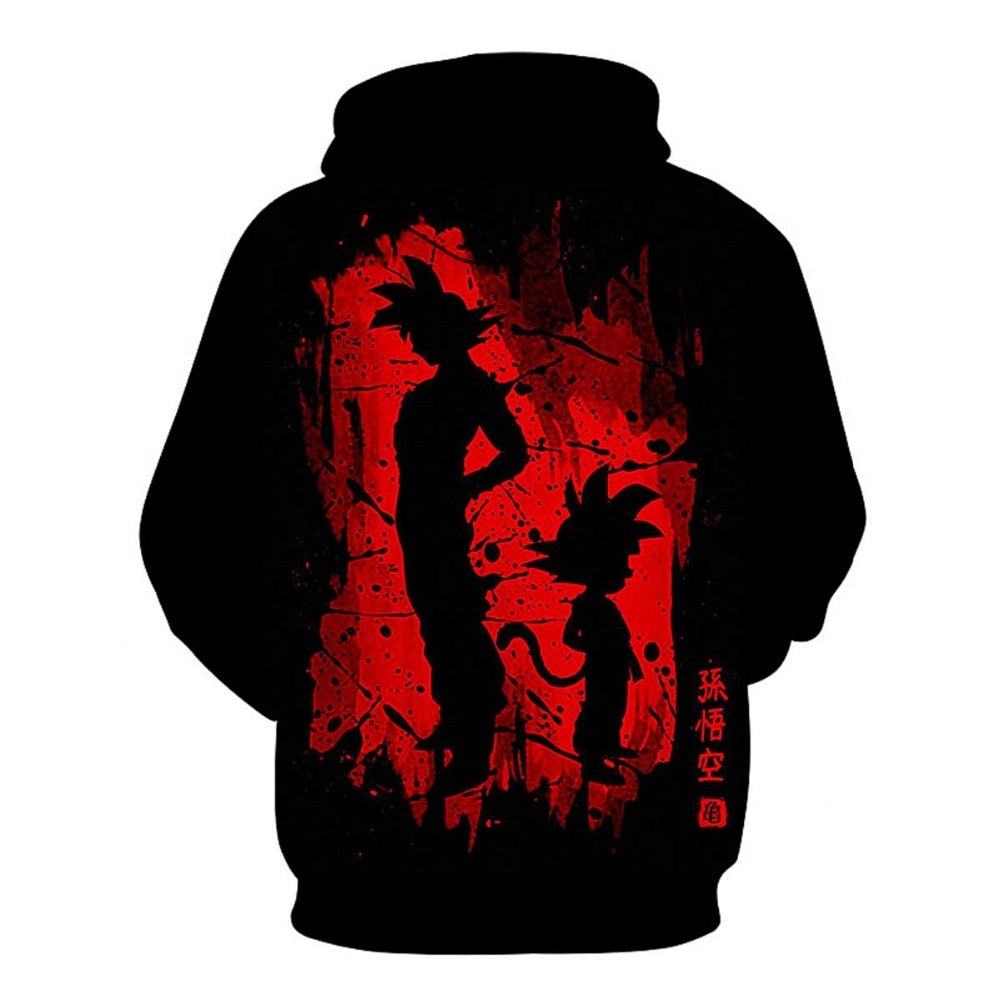 Dragon Ball Hoodie Men 3D Sweatshirts Super Saiyan Goku Printed Hooded Pullover Teen Fashion Cartoon Hoody Streetwear - Vimost Shop