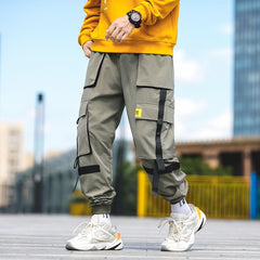 Men's Harem Pants Multi-Pocket Jogger Streetwear Cargo Pants Male New Fashion Sweatpants Man High Quality Trousers | Vimost Shop.