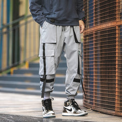 Men's Harem Pants Multi-Pocket Jogger Streetwear Cargo Pants Male New Fashion Sweatpants Man High Quality Trousers | Vimost Shop.