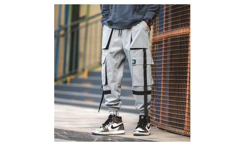 Men's Harem Pants Multi-Pocket Jogger Streetwear Cargo Pants Male New Fashion Sweatpants Man High Quality Trousers | Vimost Shop.
