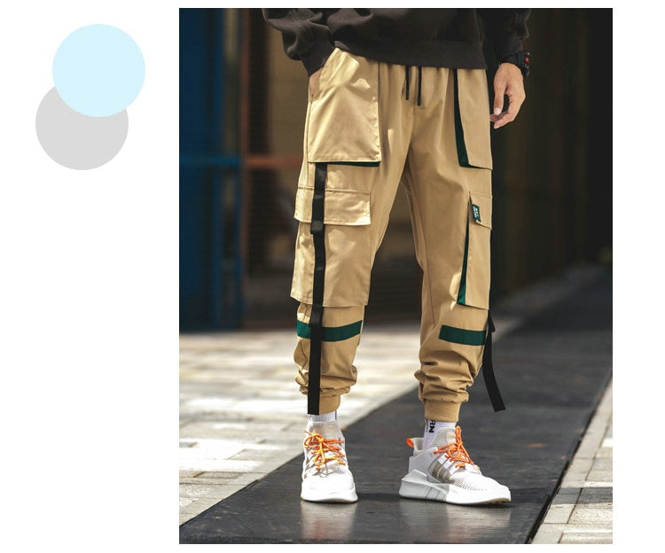 Men's Harem Pants Multi-Pocket Jogger Streetwear Cargo Pants Male New Fashion Sweatpants Man High Quality Trousers | Vimost Shop.