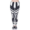 Womens Fashion Elasticity Yes and No Printed Slim Fit Legging Workout Trousers Casual Pants Leggings | Vimost Shop.