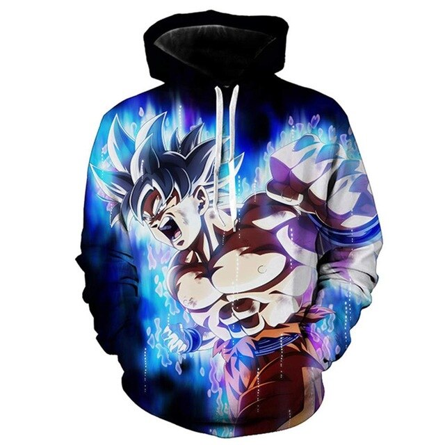 Dragon Ball Z Goku 3D Hoodies Anime Hoodie Unisex 3D Print Fashion Streetwear Hip Hop Punk Hoodies Harajuku Hooded Plus Size - Vimost Shop