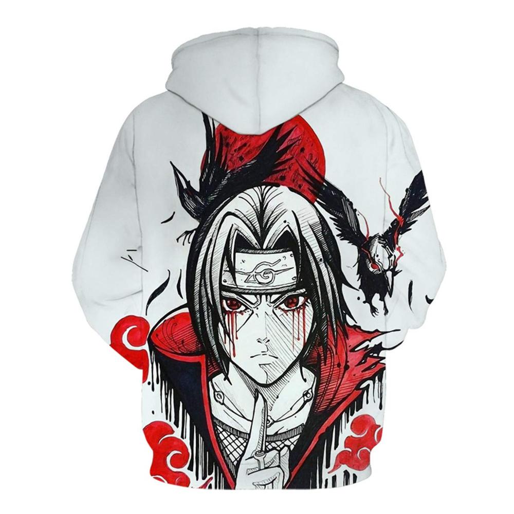 Hoodies Unisex Naruto Harajuku Japanese Anime Uchiha Itachi Printed Men's Hoodie Male Streetwear Fashion Casual sweatshirt Coat | Vimost Shop.