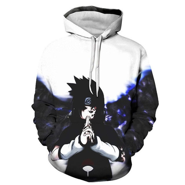Hoodies Unisex Naruto Harajuku Japanese Anime Uchiha Itachi Printed Men's Hoodie Male Streetwear Fashion Casual sweatshirt Coat | Vimost Shop.