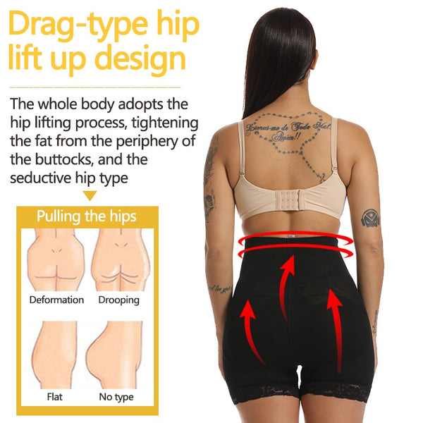 Hip Booty Enhancer High Waist Padded Butt Lifter Tummy Control Panties Briefs Shapewear Ass Pad Shorts Body Shaper Underwear | Vimost Shop.