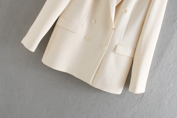 Women summer blazer double breasted jackets ladies formal suit jackets | Vimost Shop.