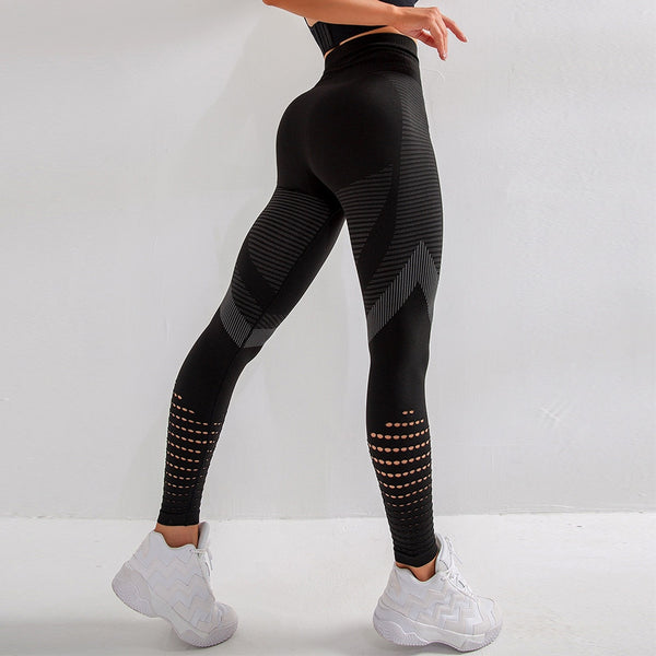 Hollow Out Fitness Gym Leggings Women Seamless Energy Tights Workout Running Activewear Yoga Pants Sport Trainning Wear | Vimost Shop.