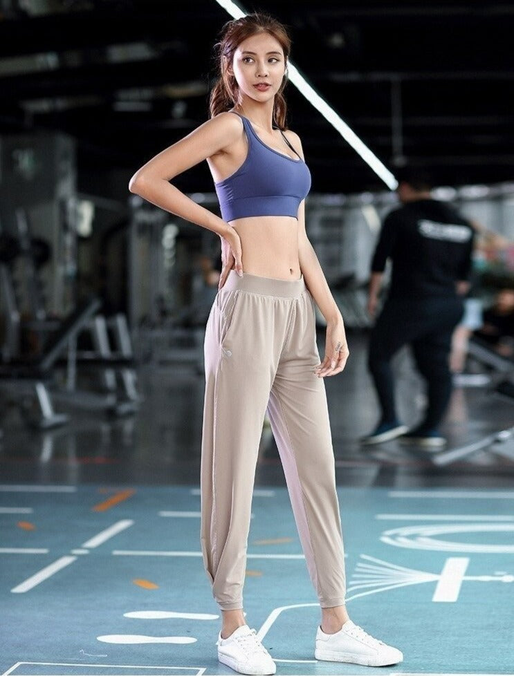 Women Wide Yoga Pants Loose Straight Trousers Pants Outdoor Sport Fitness Running Pants Loose Hip Hop Sreet Dance Trousers | Vimost Shop.