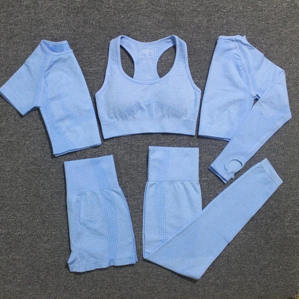 vital seamless yoga set gym set women workout clothes for women active wear sport suit | Vimost Shop.