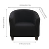 New Stretch Cover for Armchair Sofa Couch Living Room 1 Seat Sofa Slipcover Single Seater Furniture Couch Armchair Cover Elastic | Vimost Shop.