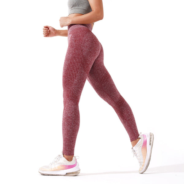 Wmuncc Energy Seamless Gym Legging Women High Waist Fitness Workout Yoga Squat Pant Stretch Breath Active Wear Peach Hip Push Up | Vimost Shop.