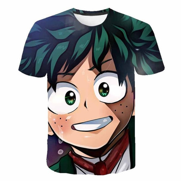 My Hero Academia T Shirt New Men Women 3D Print Anime Boku no Hero Academia Tsuyu Unisex Short Sleeve Top Boys Street Pullover | Vimost Shop.