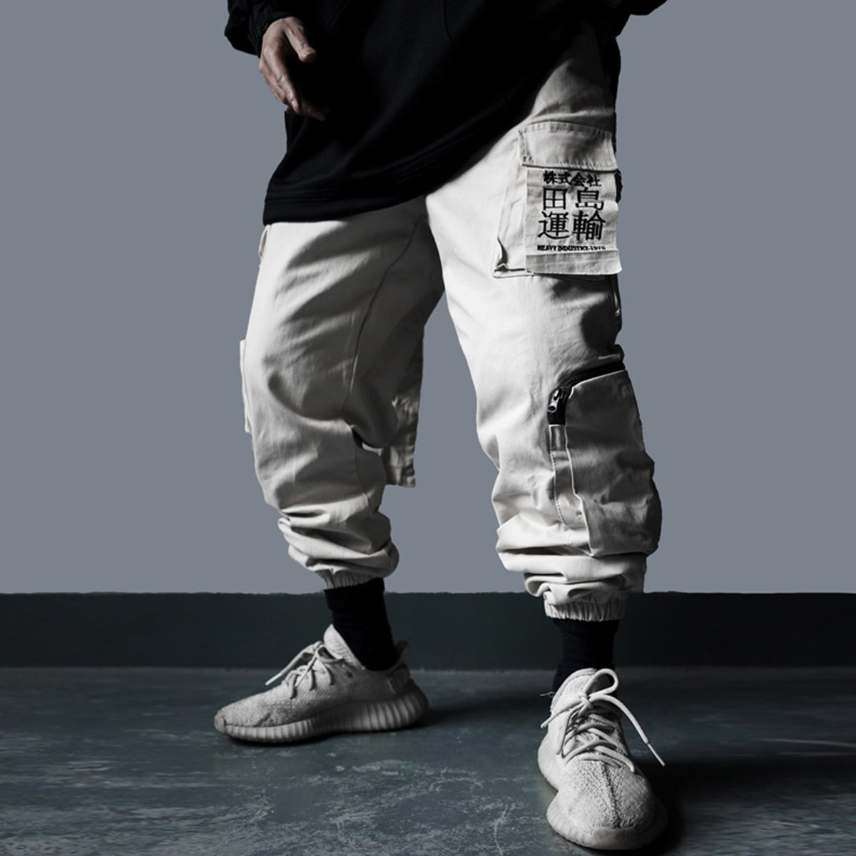 Multi Pockets Hip Hop Harem Cargo Pants Men Harajuku Casual Streetwear Sweatpants Joggers Elastic Waist Trousers | Vimost Shop.