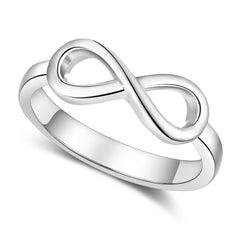 Personalized Infinity Ring 925 Sterling Silver Custom Name Wedding Gift Love Forever Ring for Women Fine Jewelry | Vimost Shop.