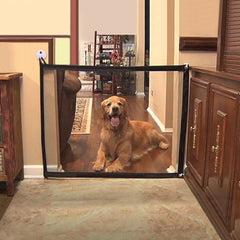 Pet Barrier Dog Gate Isolation Net Folding Mesh Safe Guard Safety Enclosure Dog Fence Home Protection Pet Separation Supplies