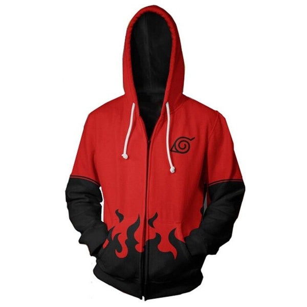 Naruto Hoodies Zipper Sweatshirt 3D Hoody Cool Anime Hooded Sweatwear Out Jackets Men Women Casual Coats Streetwear Jackets | Vimost Shop.