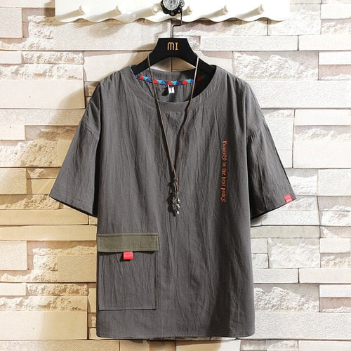 Hip Hop Funny T Shirts Men Harajuku 5XL Short Sleeve O-neck Tshirts Japanese Plus Size T shirt Male Fashion Loose Casual Tees | Vimost Shop.