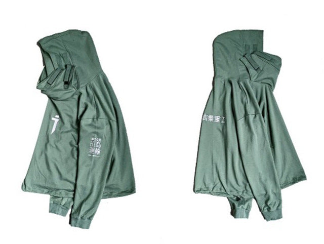 Japanese Streetwear Men Harajuku Pullovers Hip Hop Hoodies Techwear | Vimost Shop.