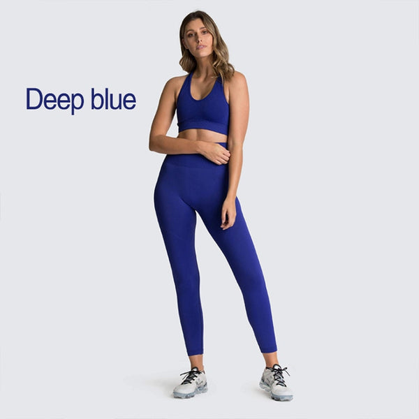 Women Sport Suit Yoga Set Ensemble Sportswear Sexy Leggings Fitness Set | Vimost Shop.