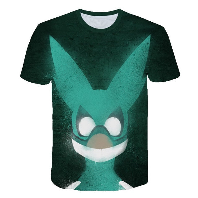 Summer High-Quality Unisex Boku No Hero T Shirt My Hero Academia Tees T-Shirt Tshirt Harajuku Yoh Asakura Midoriya Izuku T-shirt | Vimost Shop.