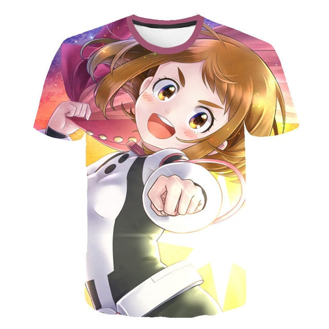 Summer High-Quality Unisex Boku No Hero T Shirt My Hero Academia Tees T-Shirt Tshirt Harajuku Yoh Asakura Midoriya Izuku T-shirt | Vimost Shop.